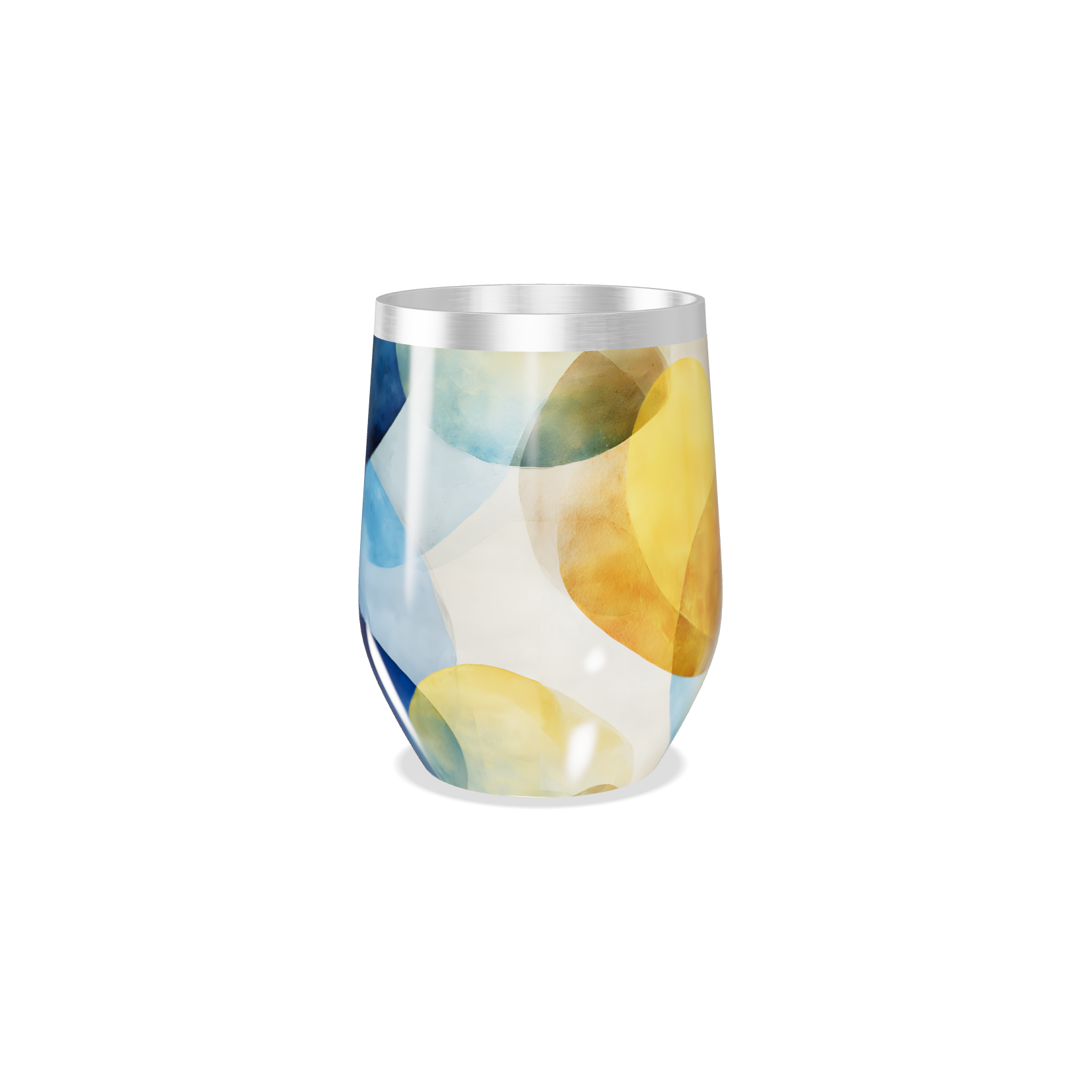 Copo Térmico Slim - Estampa Colorida Abstrata