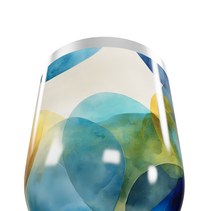 Copo Térmico Slim - Estampa Colorida Abstrata