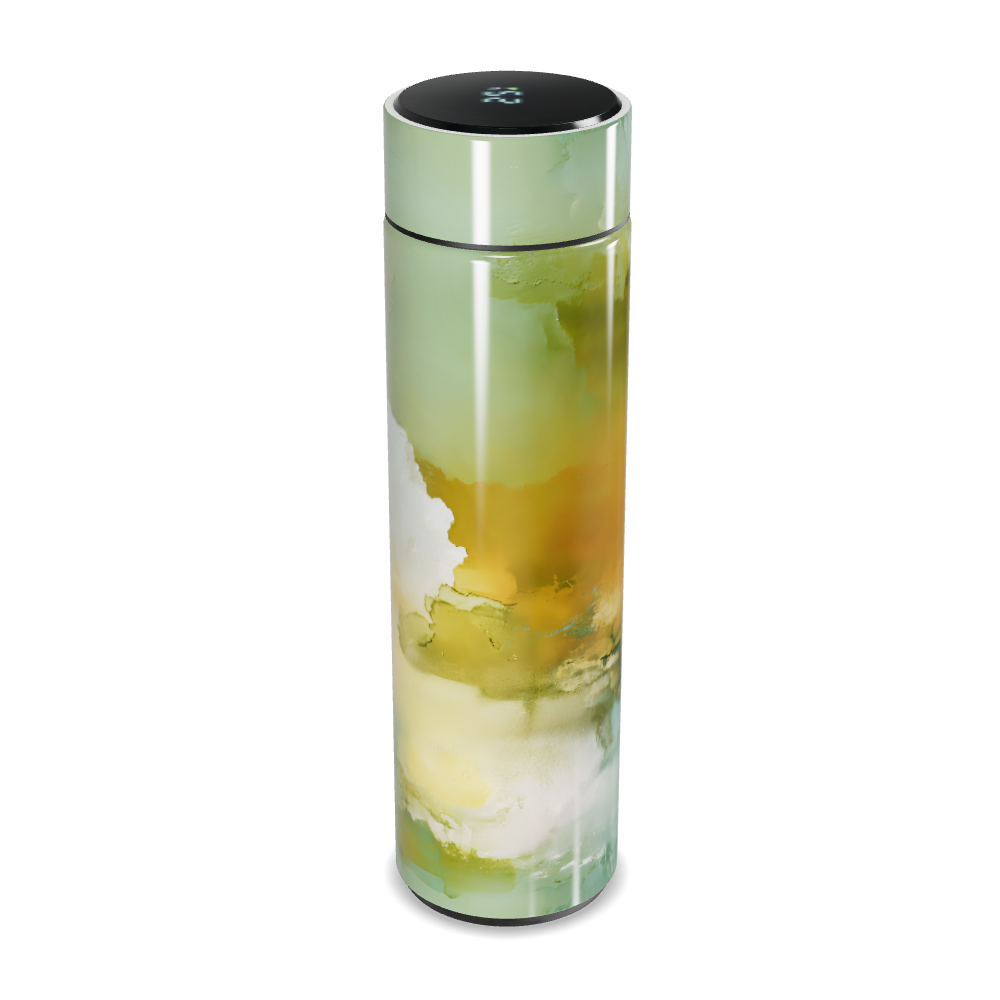 Garrafa Térmica Touch - Estampa Abstrata Colorida