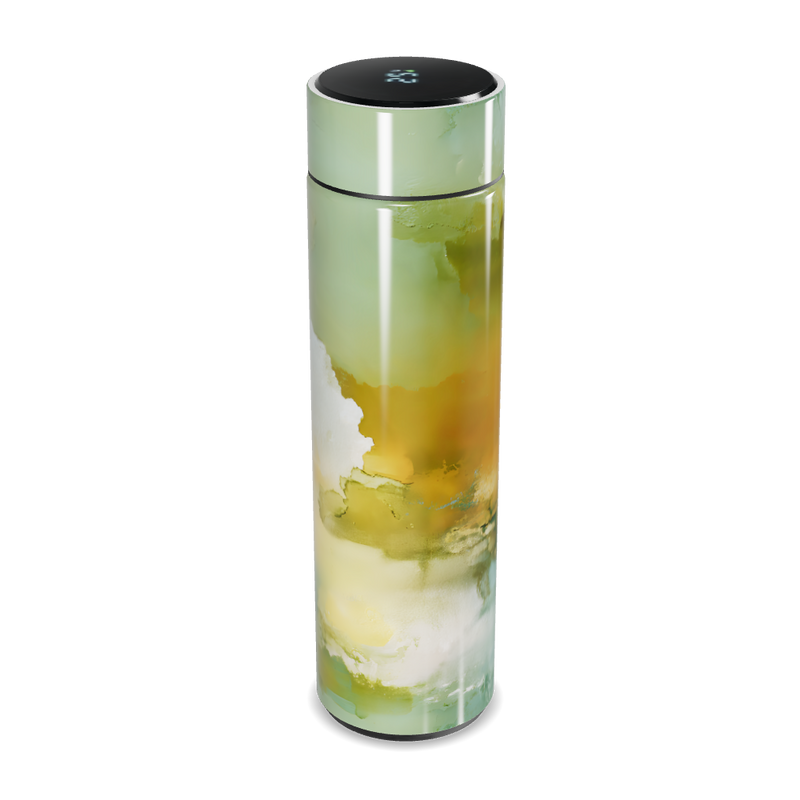 Garrafa Térmica Touch - Estampa Abstrata Colorida