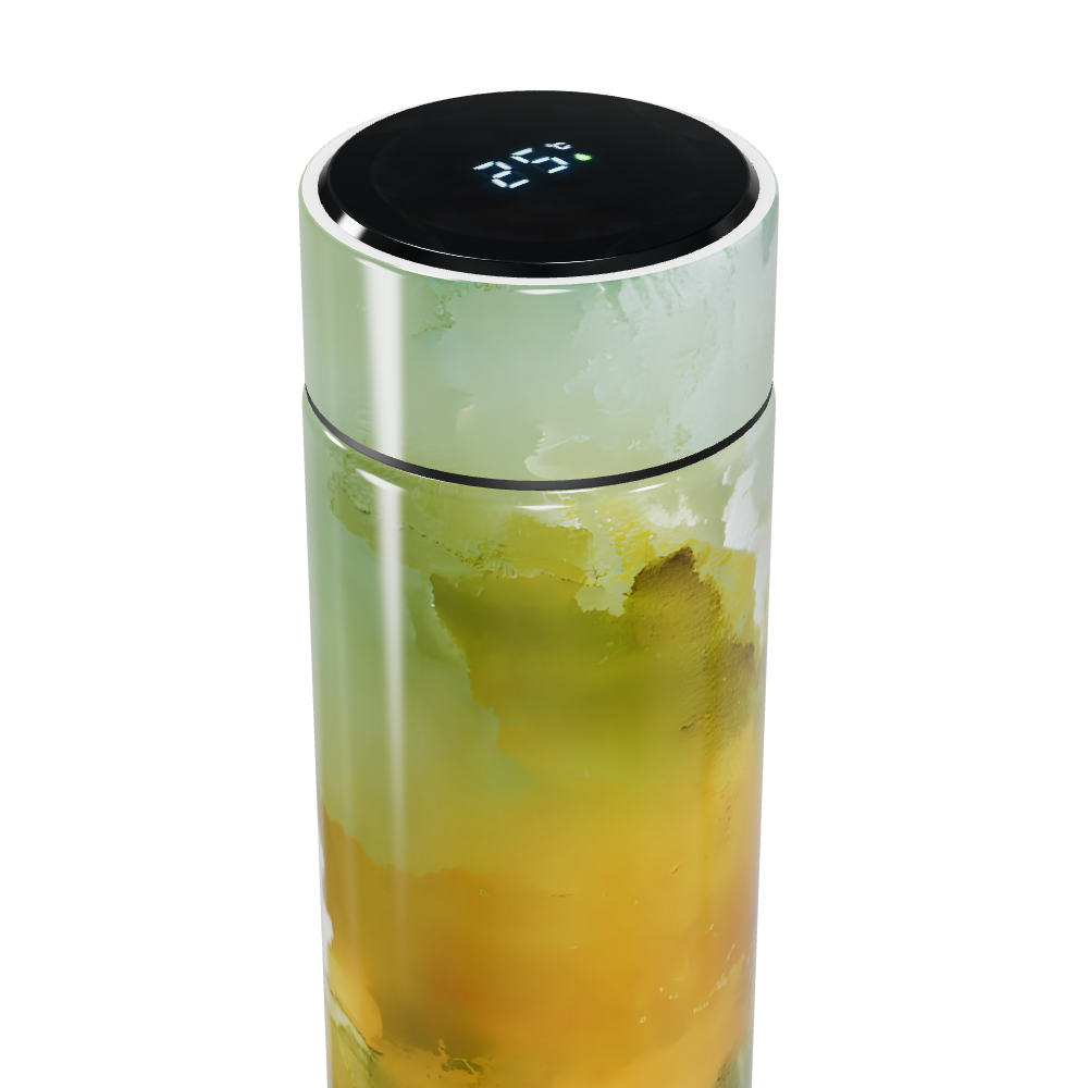 Garrafa Térmica Touch - Estampa Abstrata Colorida