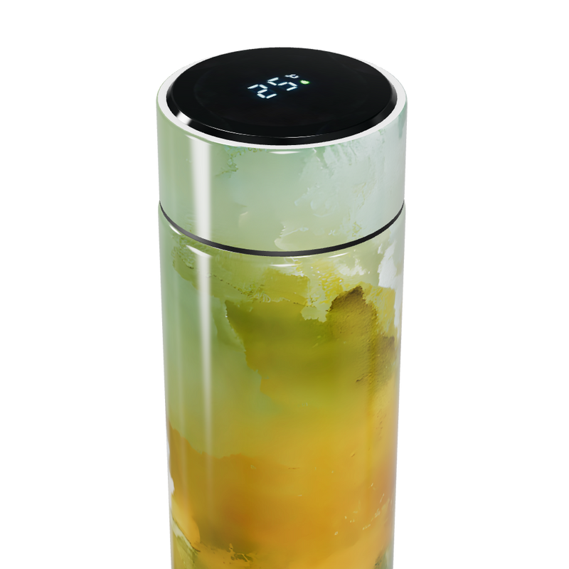 Garrafa Térmica Touch - Estampa Abstrata Colorida