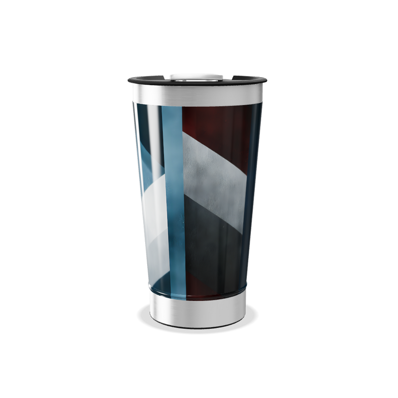 Copo Térmico - Design Geométrico Colorido