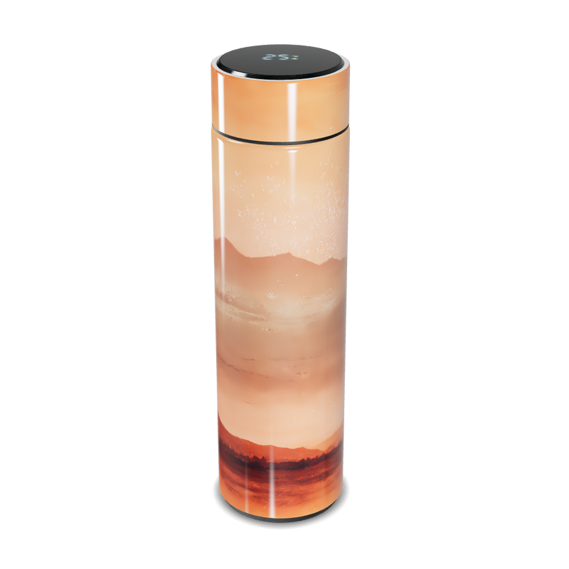 Garrafa Térmica Touch - Paisagem Laranja