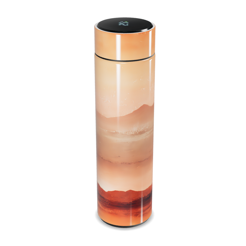 Garrafa Térmica Touch - Paisagem Laranja