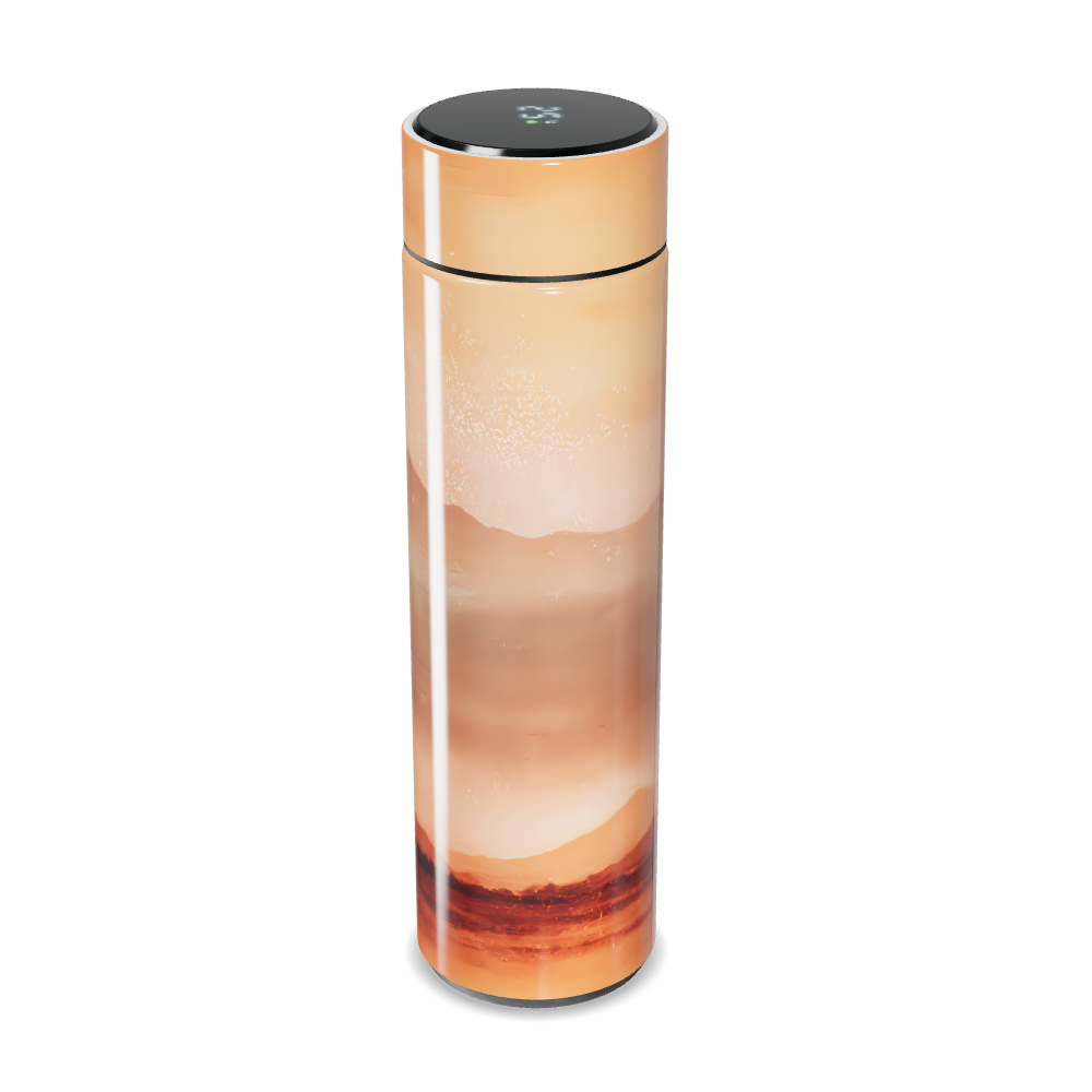 Garrafa Térmica Touch - Paisagem Laranja