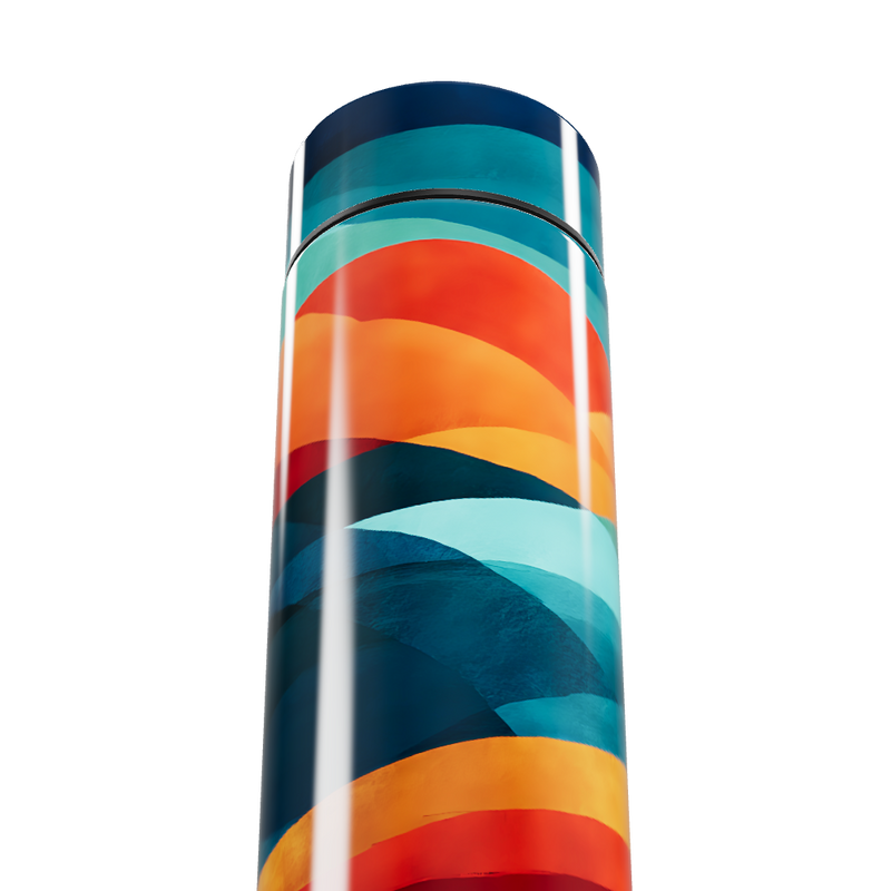 Garrafa Térmica Touch - Colorida com Estampa Moderna