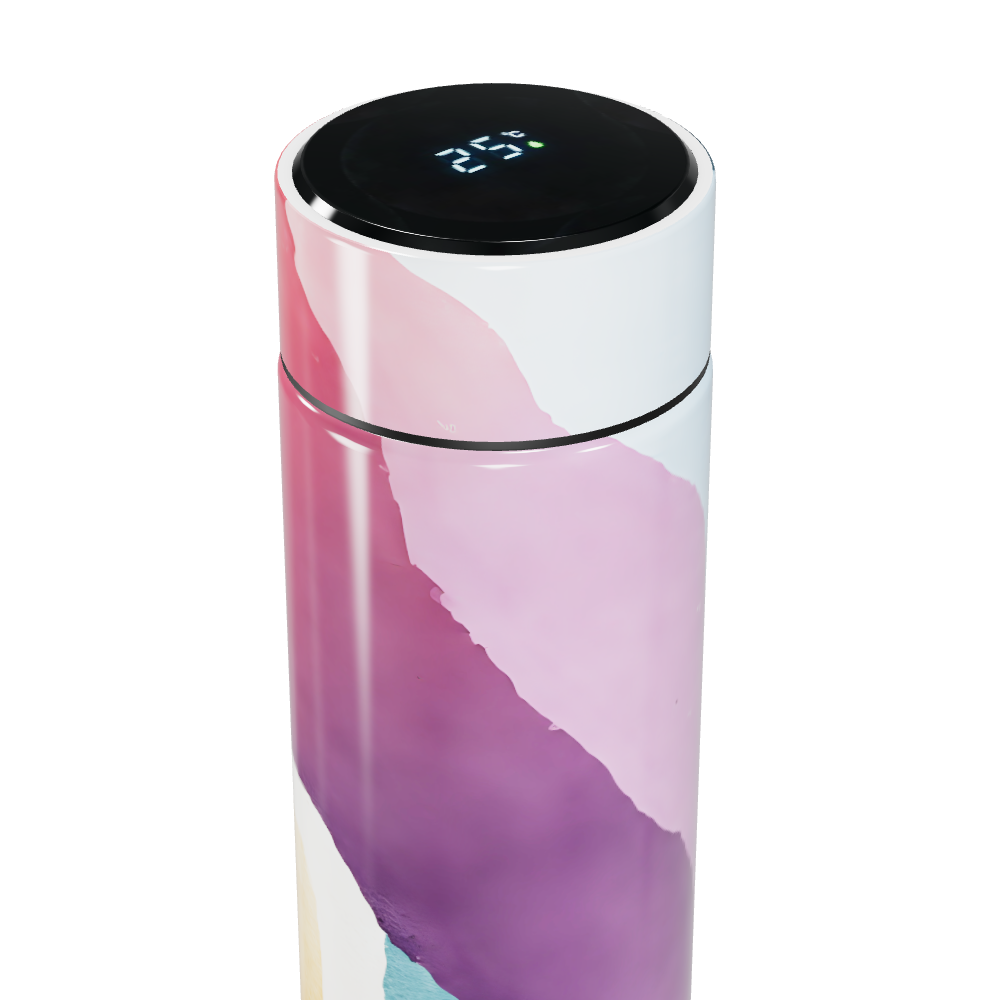 Garrafa Térmica Touch - Colorida com Display Digital