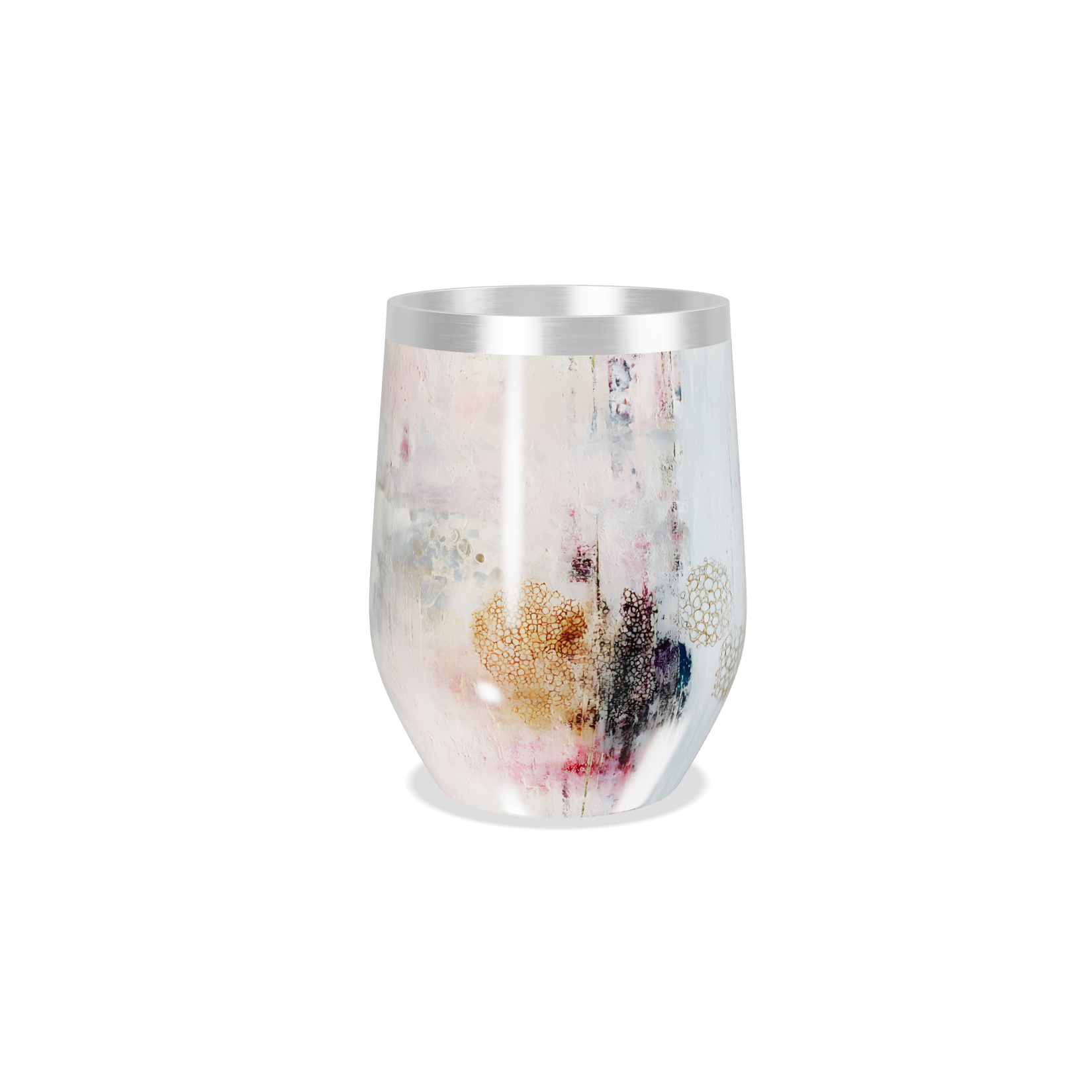 Copo Térmico Slim - Estampa Abstrata Multicolorida