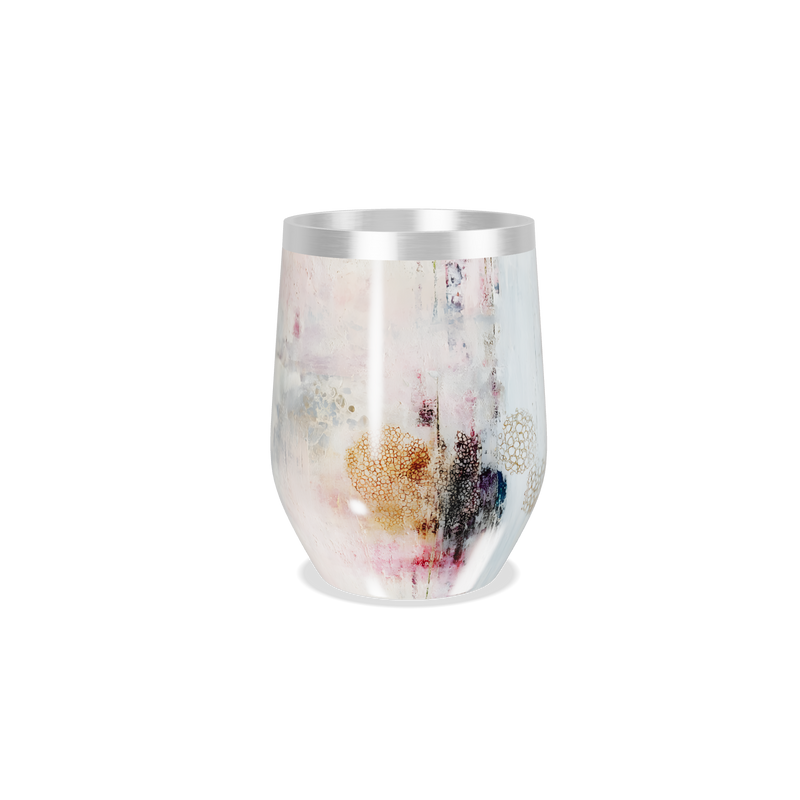 Copo Térmico Slim - Estampa Abstrata Multicolorida