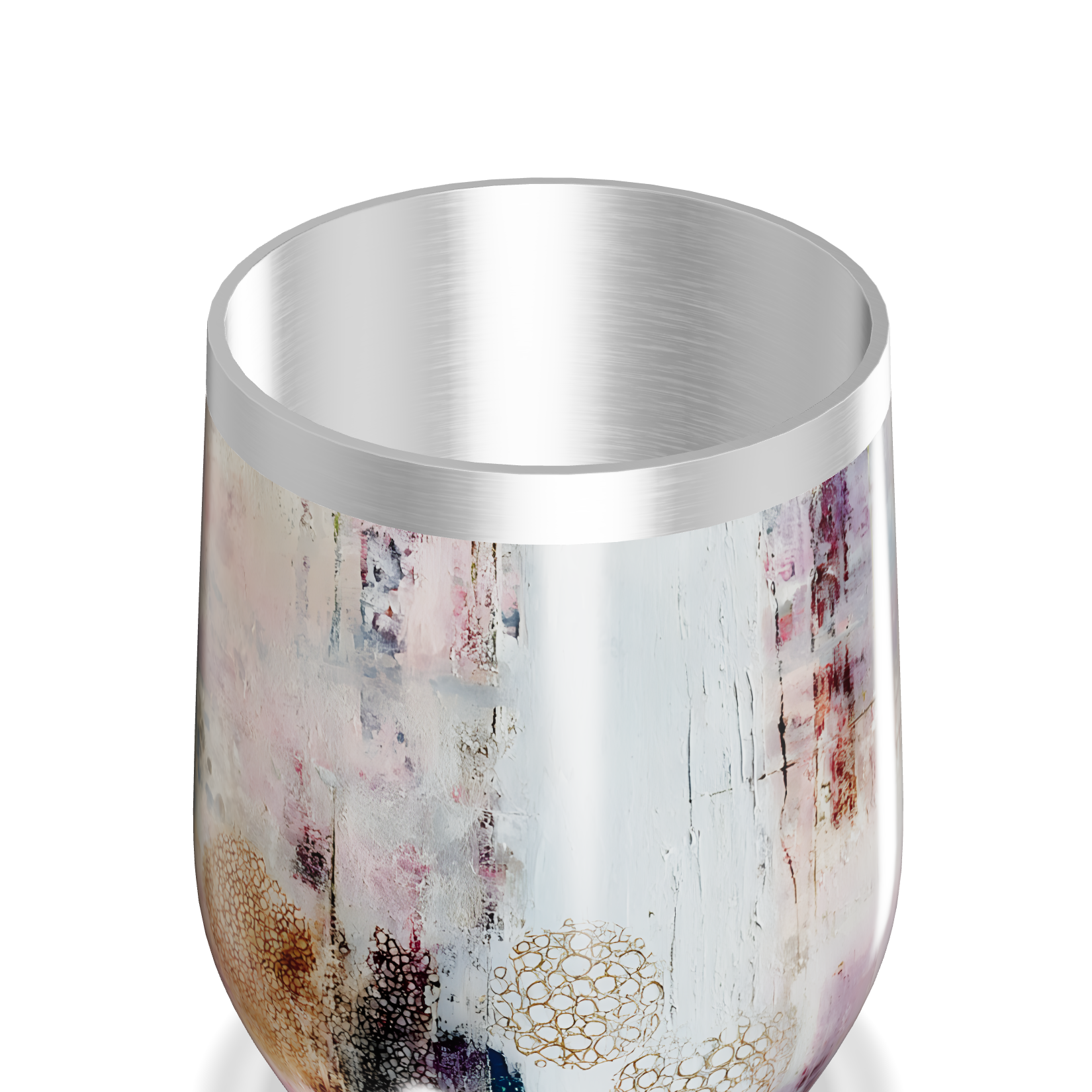 Copo Térmico Slim - Estampa Abstrata Multicolorida