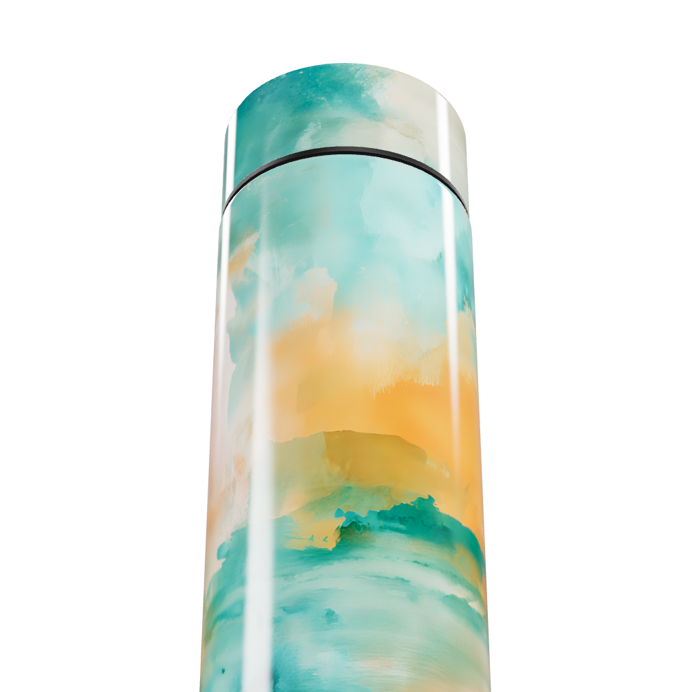 Garrafa Térmica Touch Estampa Aquarela