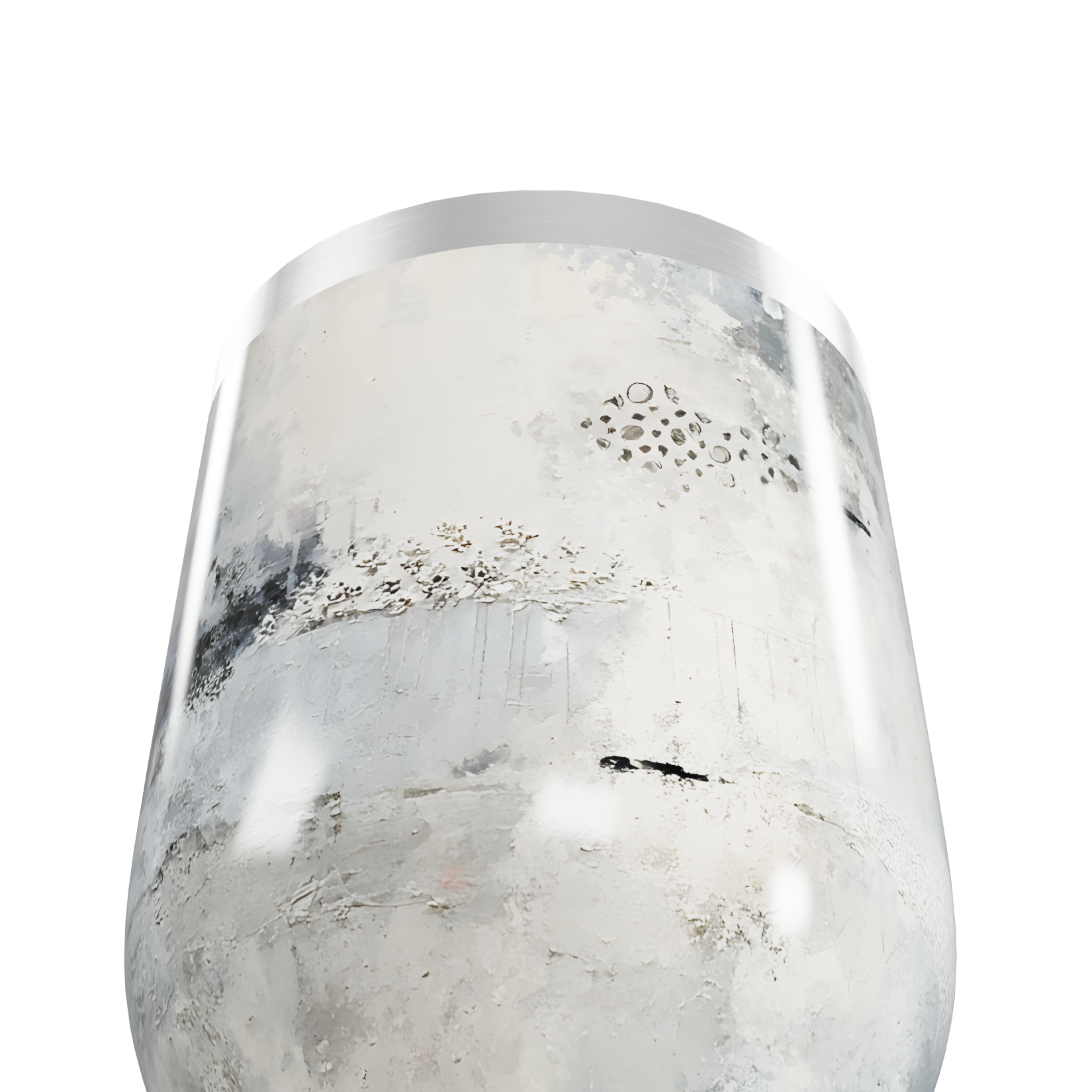 Copo Térmico Slim - Estampa Marmorizada Aço Inox