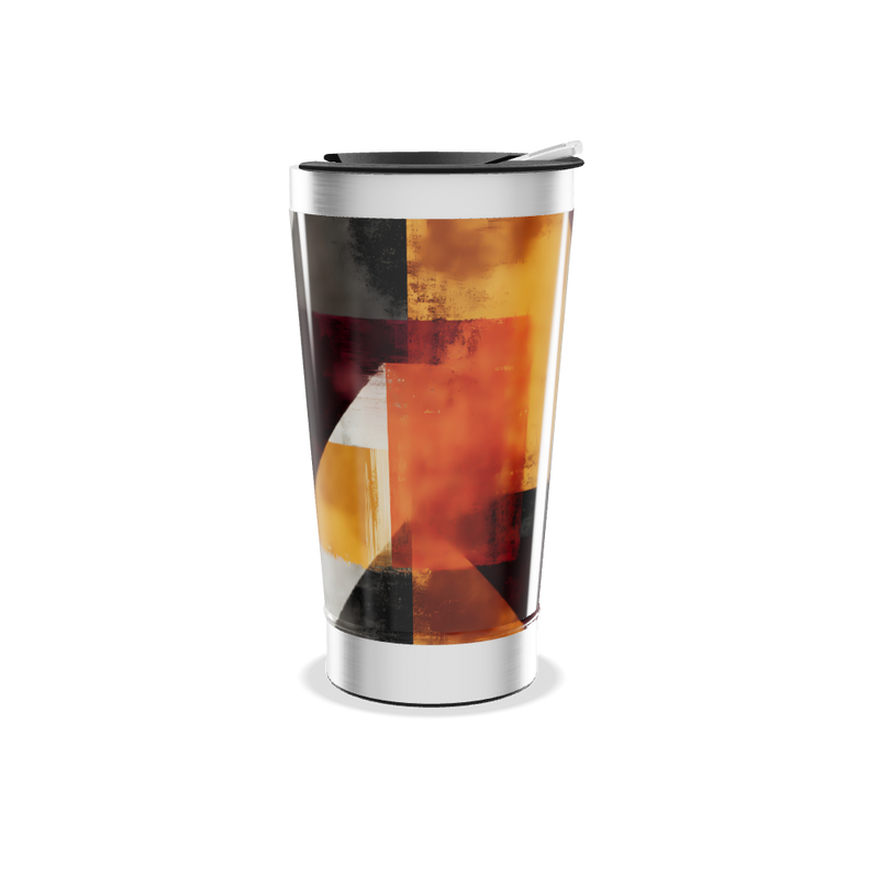 Copo Térmico - Com Estampa Geométrica