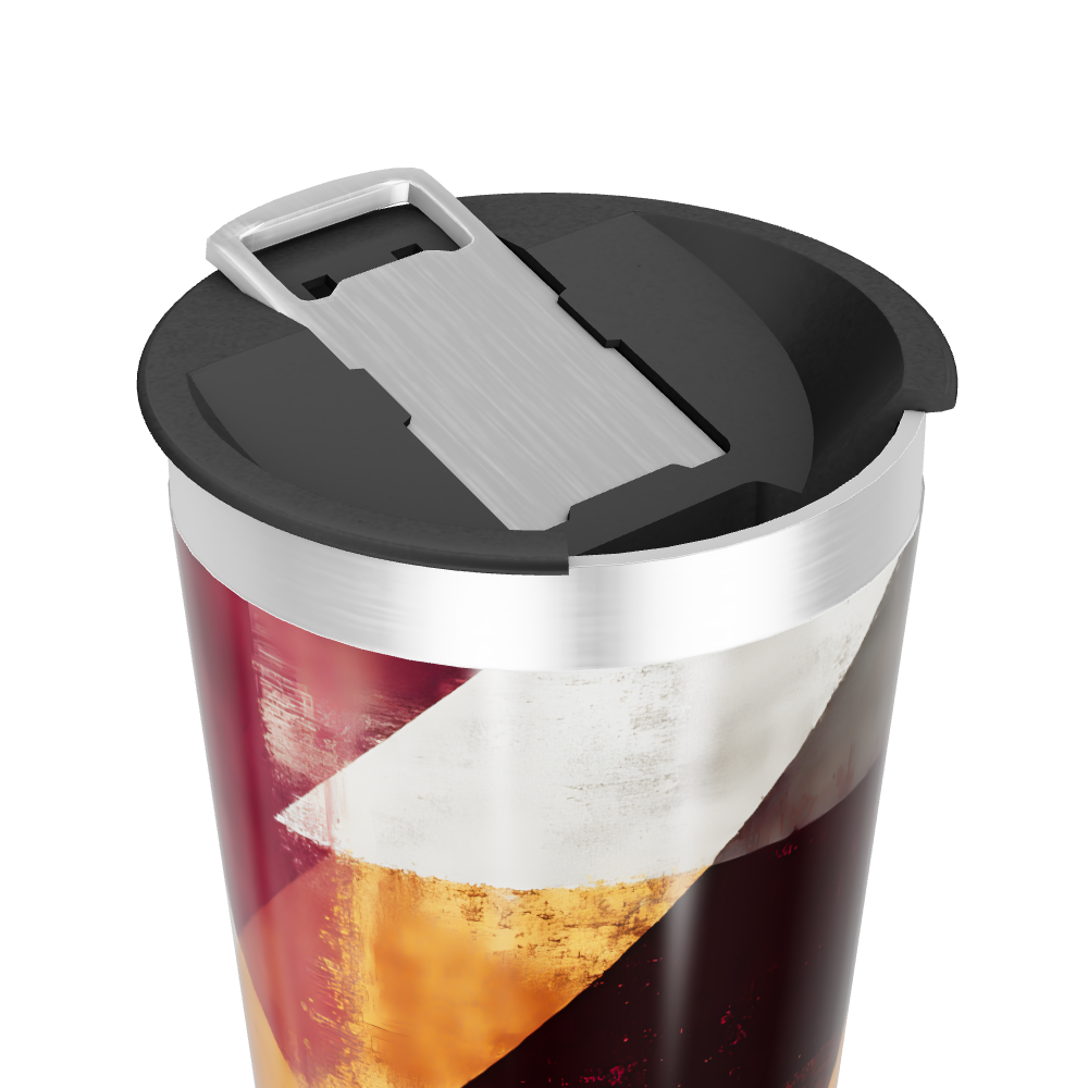 Copo Térmico - Com Estampa Geométrica