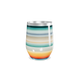 Copo Térmico Slim - Listras Coloridas Inox