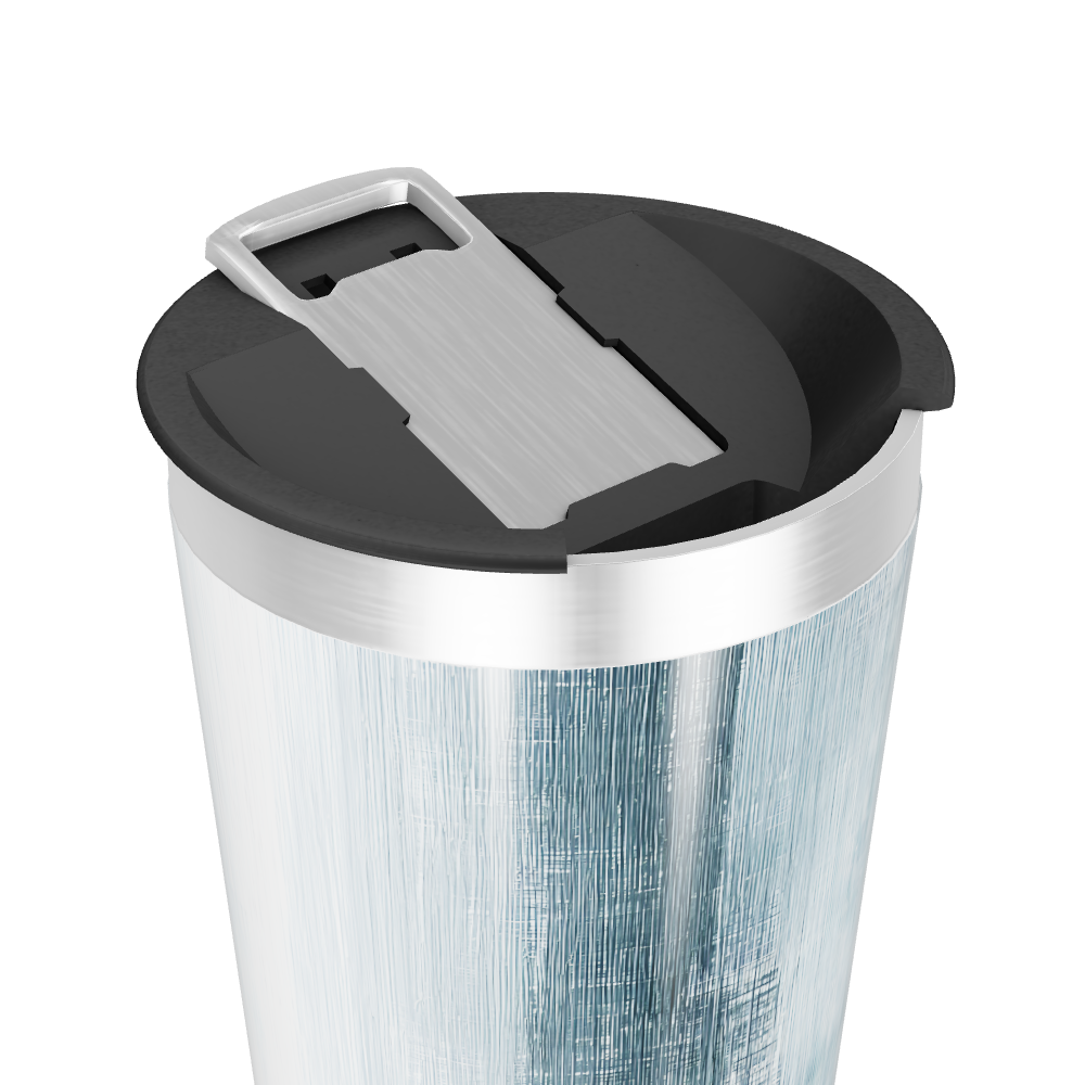 Copo Térmico - Azul Texturizado Aço