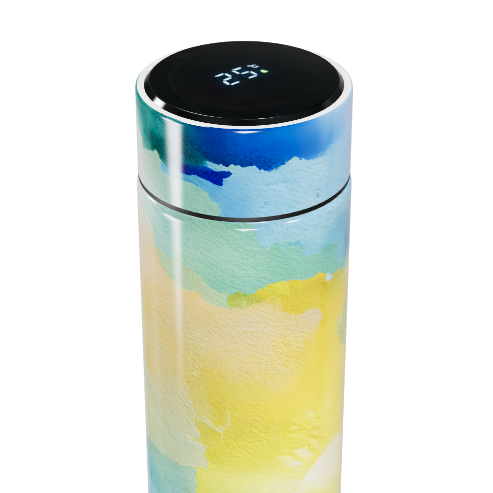 Garrafa Térmica Touch - Estampa Colorida Digital