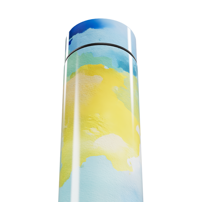 Garrafa Térmica Touch - Estampa Colorida Digital