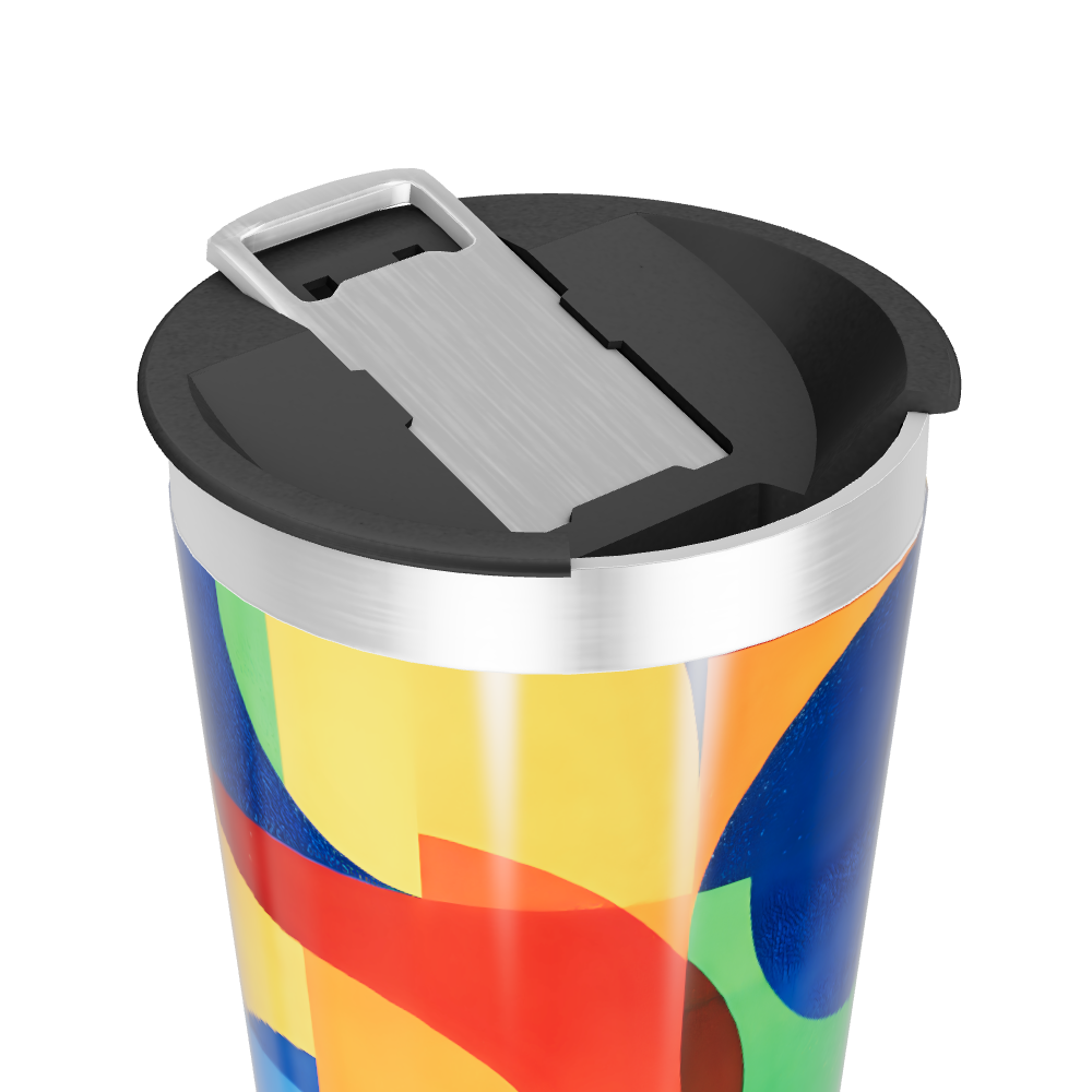 Copo Térmico - Estampa Colorida Aço Inox