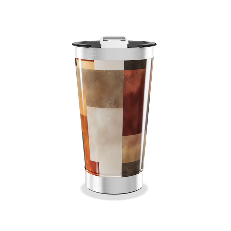 Copo Térmico - Estampado Geométrico Colorido