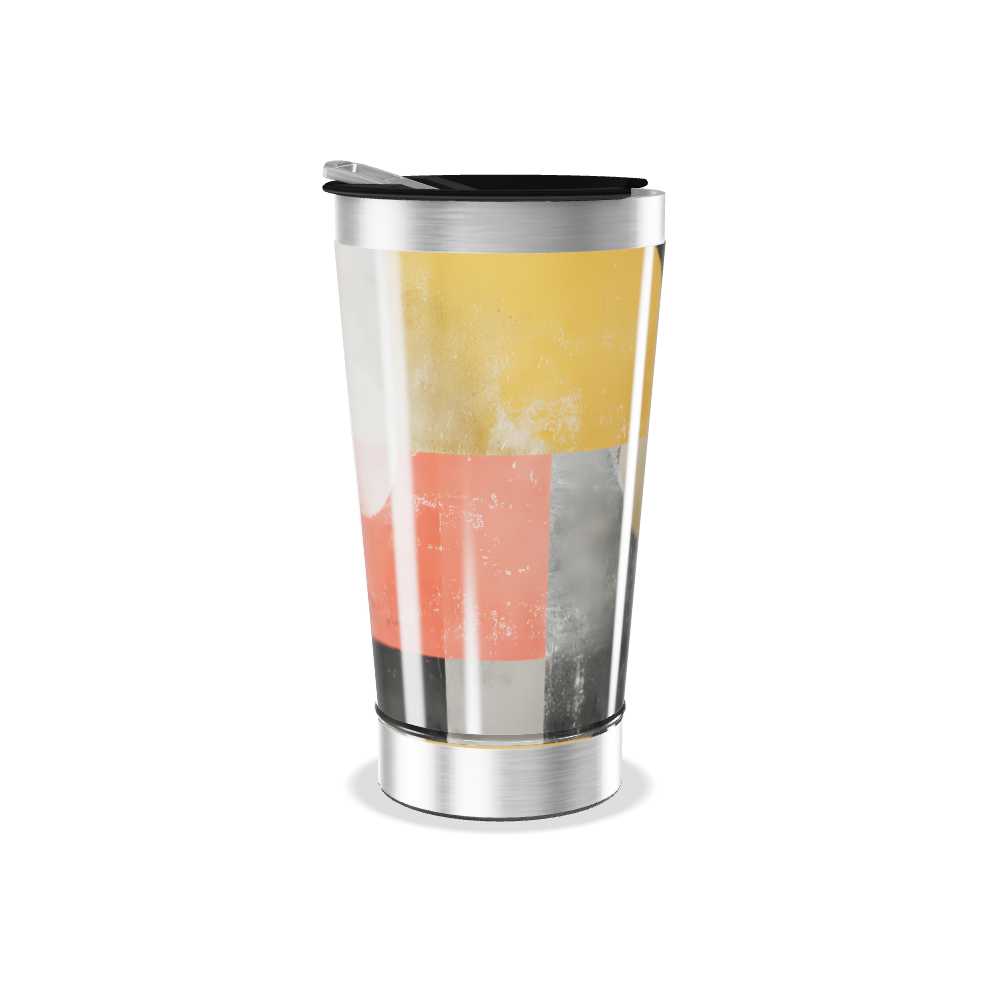 Copo Térmico - Estampado Geométrico Colorido