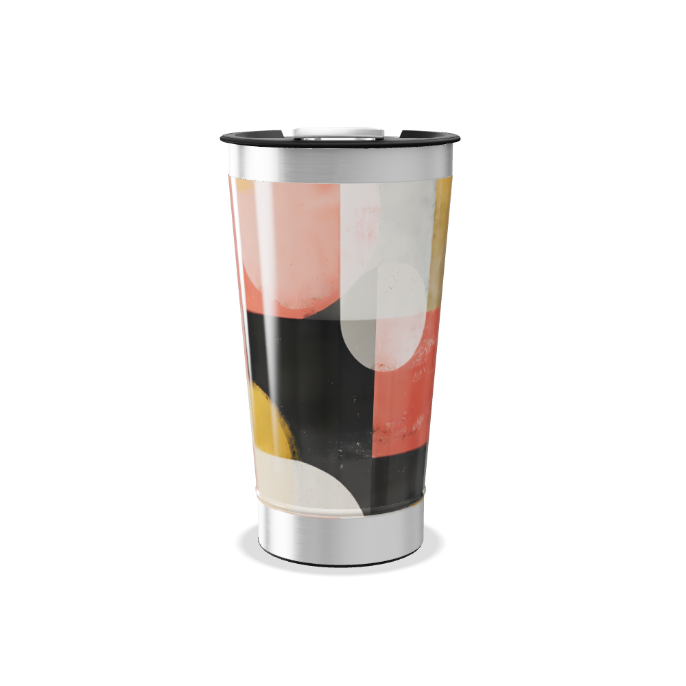 Copo Térmico - Estampado Geométrico Colorido