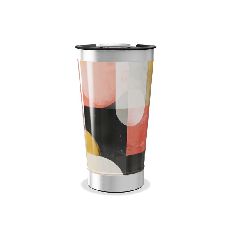 Copo Térmico - Estampado Geométrico Colorido