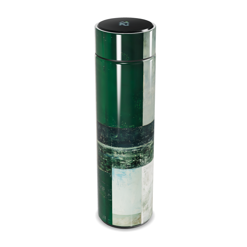 Garrafa Térmica Touch - Verde com Display LED