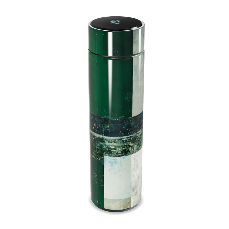 Garrafa Térmica Touch - Verde com Display LED