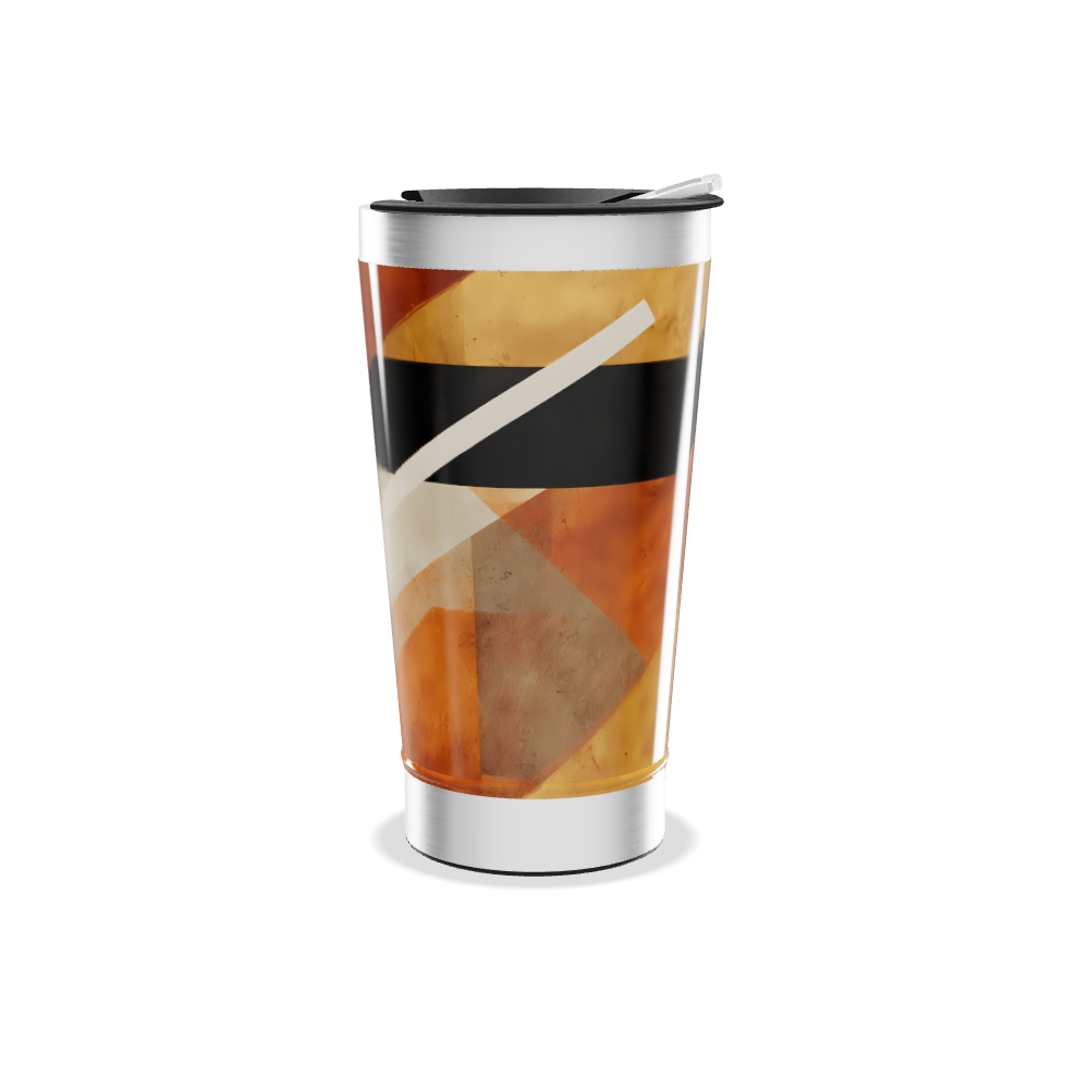 Copo Térmico - Estampa Geométrica Colorida