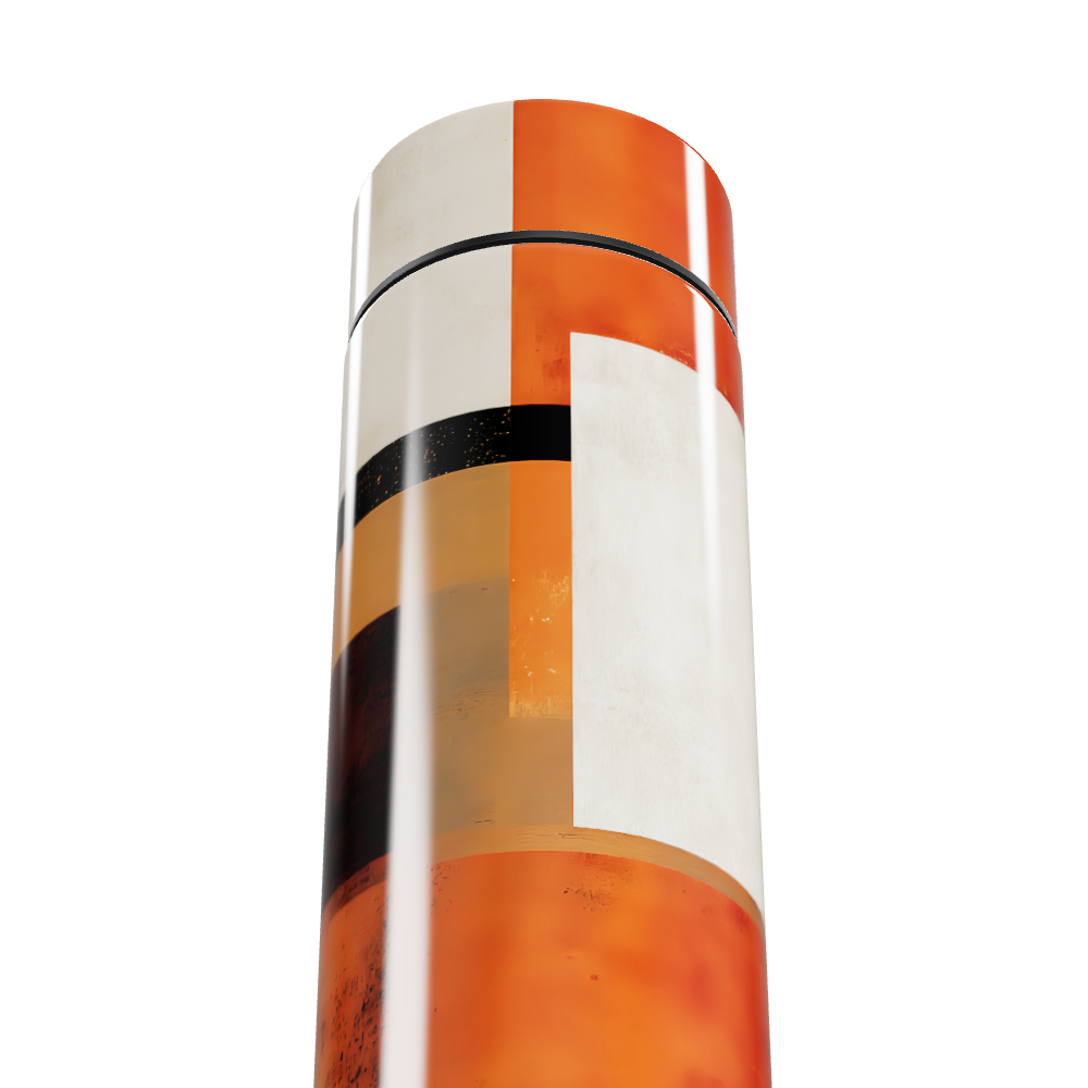 Garrafa Térmica Touch - Estampa Geométrica Colorida