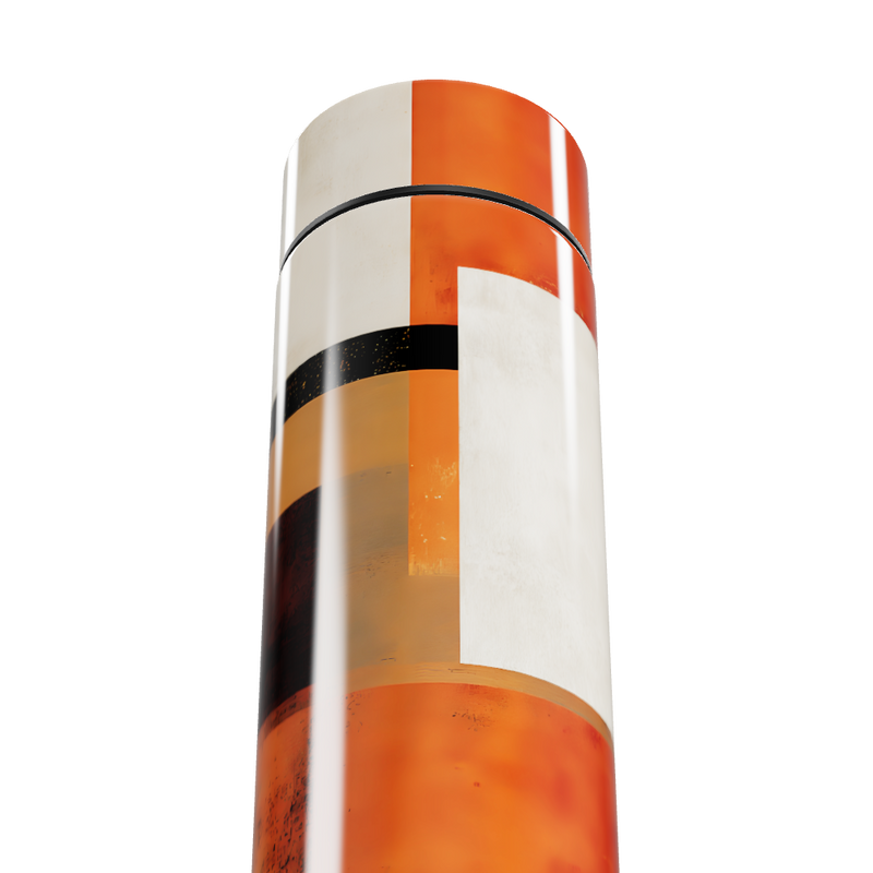 Garrafa Térmica Touch - Estampa Geométrica Colorida