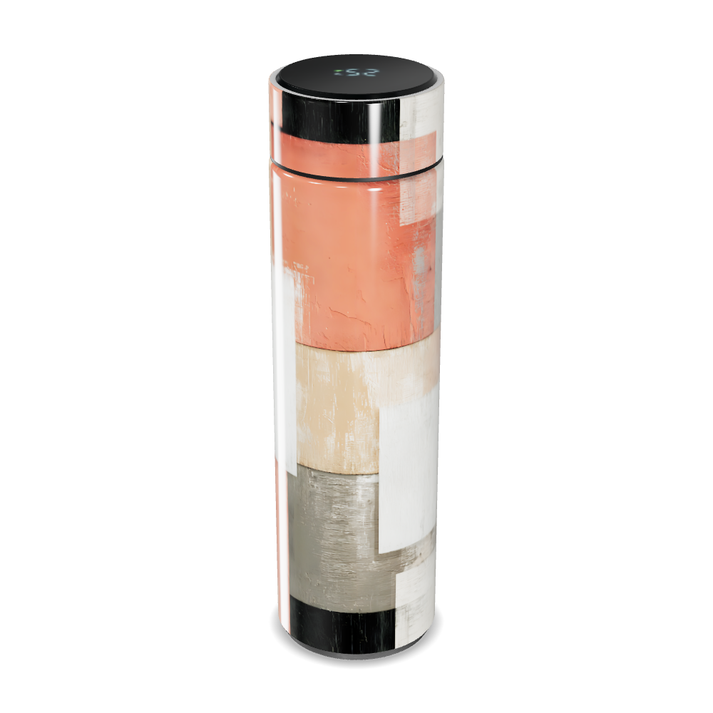 Garrafa Térmica Touch - Estampa Geométrica Colorida