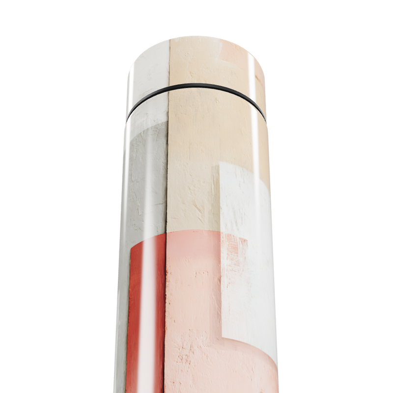 Garrafa Térmica Touch - Estampa Geométrica Colorida