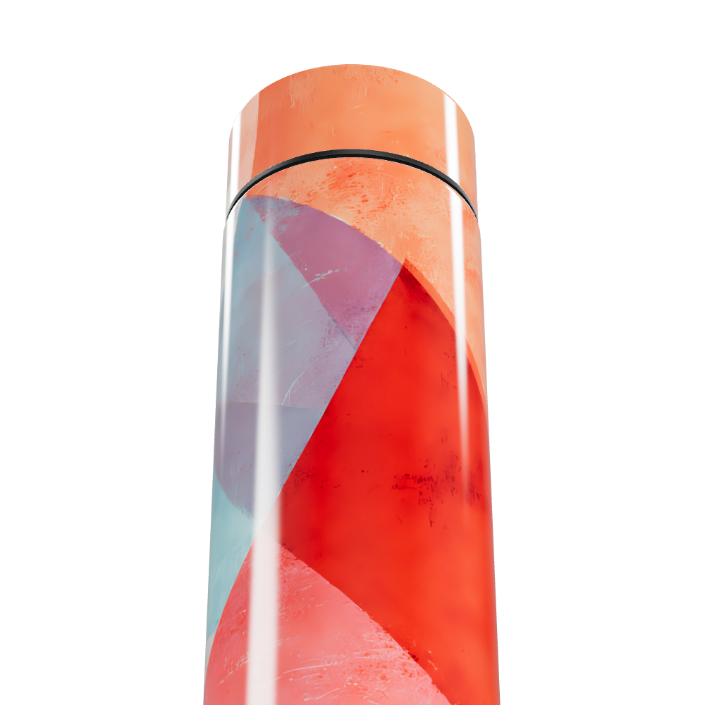 Garrafa Térmica Touch - Estampa Colorida Abstrata