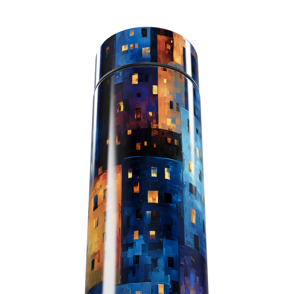 Garrafa Térmica Touch - Arte Urbana Colorida