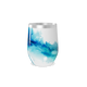Copo Térmico Slim - Design Azul Marmorizado