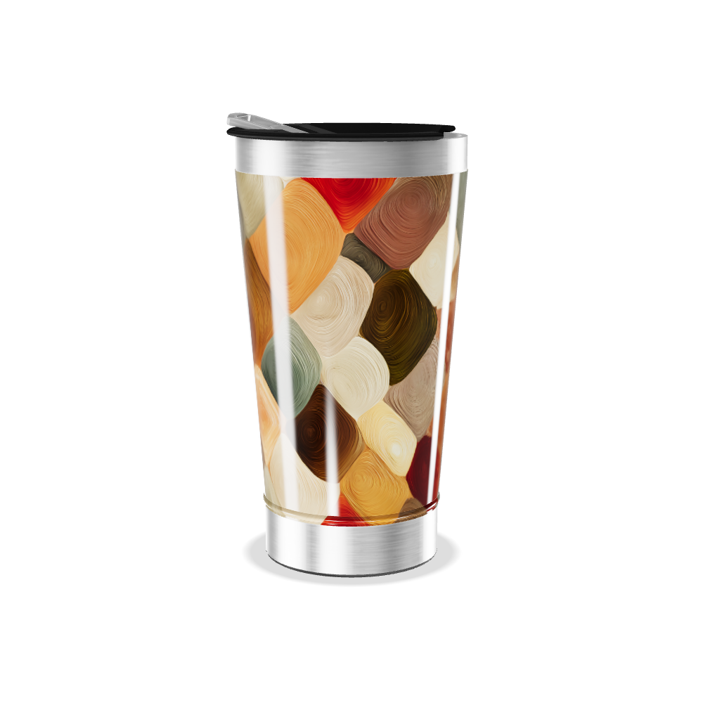 Copo Térmico - Estampa Geométrica Colorida