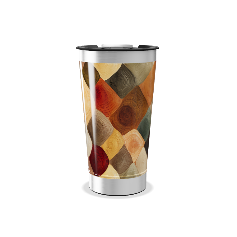 Copo Térmico - Estampa Geométrica Colorida