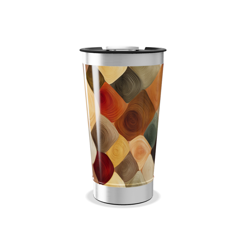 Copo Térmico - Estampa Geométrica Colorida