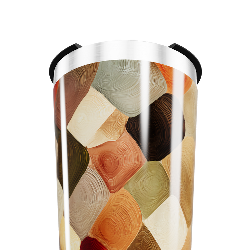 Copo Térmico - Estampa Geométrica Colorida