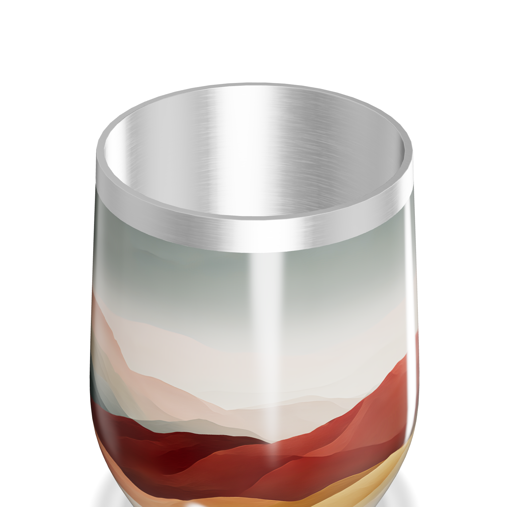 Copo Térmico Slim - Estampa Montanhas Coloridas