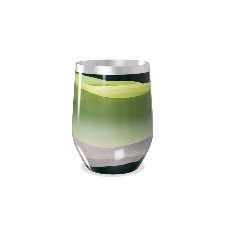 Copo Térmico Slim - Verde Degradê Inox