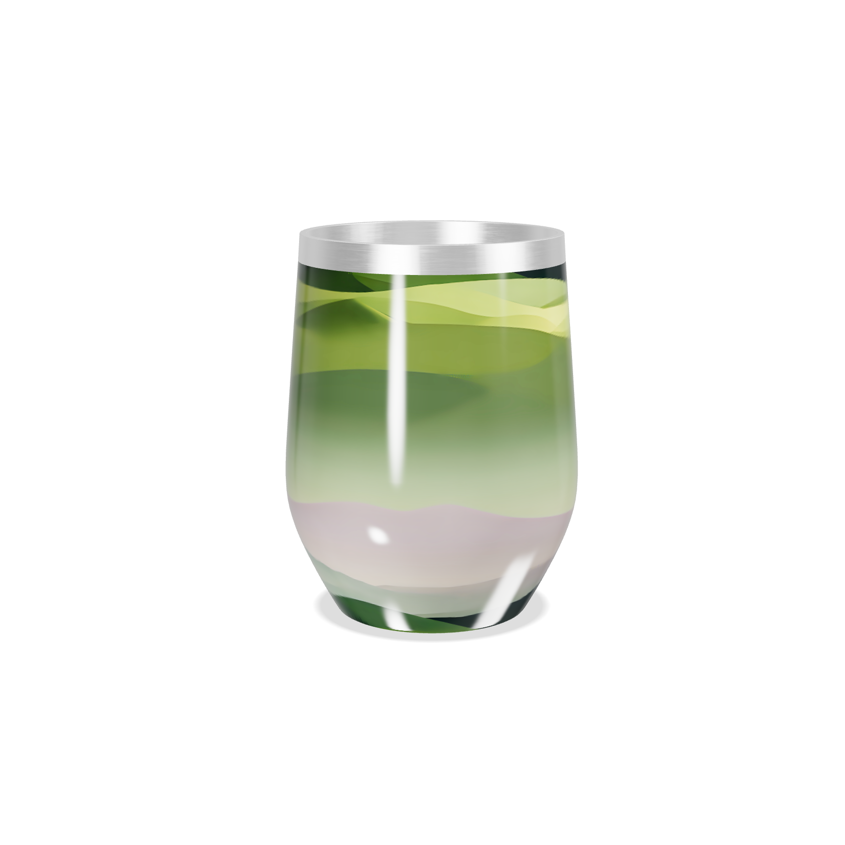 Copo Térmico Slim - Verde Degradê Inox