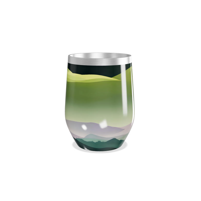 Copo Térmico Slim - Verde Degradê Inox