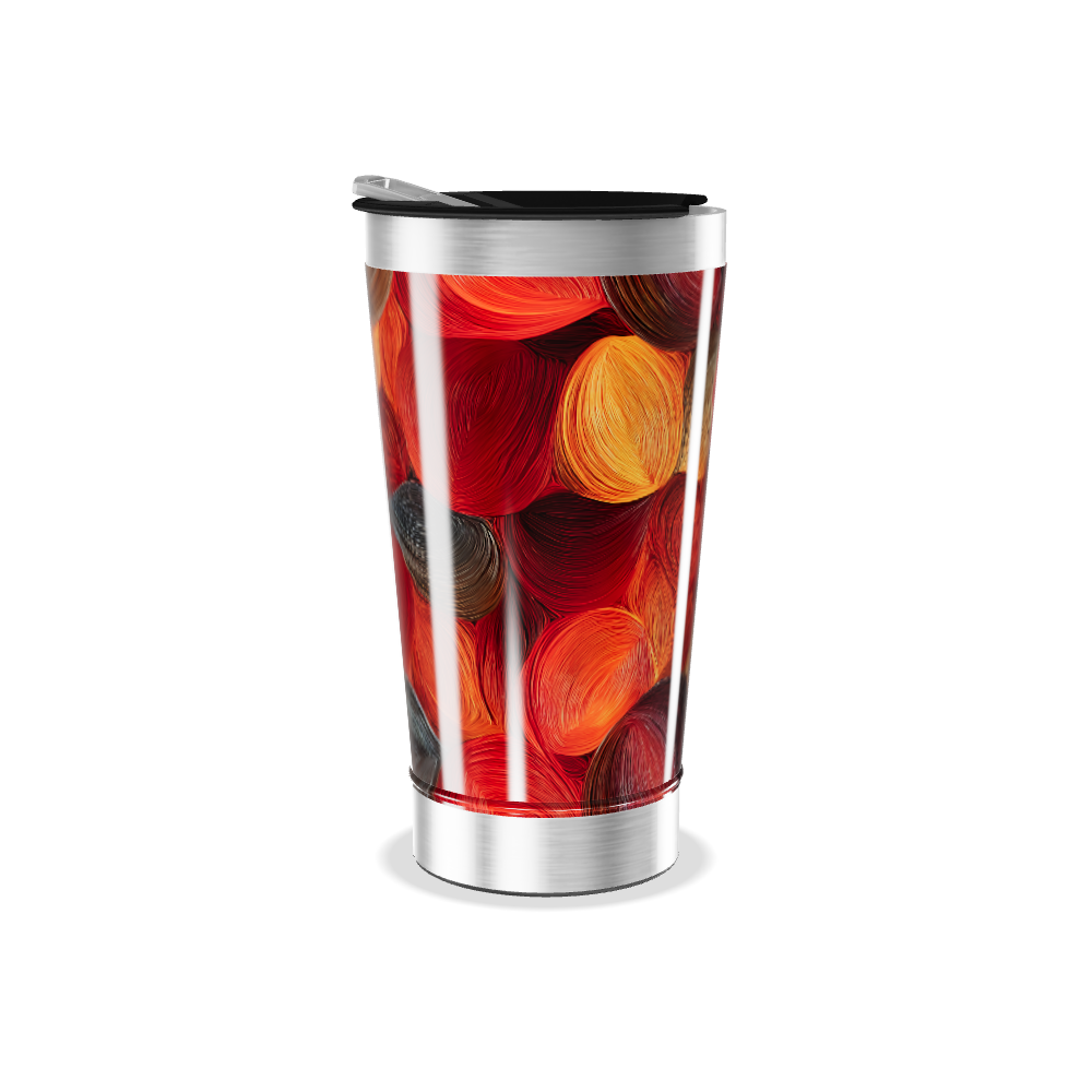 Copo Térmico - Estampa Colorida Fibra