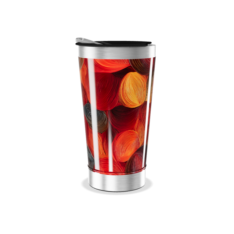 Copo Térmico - Estampa Colorida Fibra