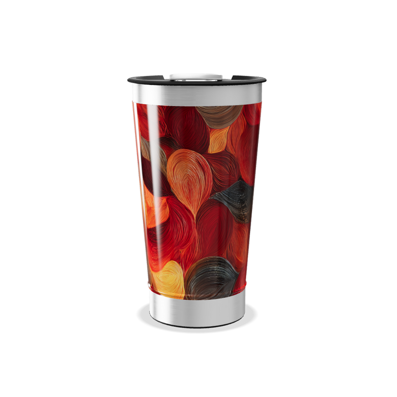 Copo Térmico - Estampa Colorida Fibra