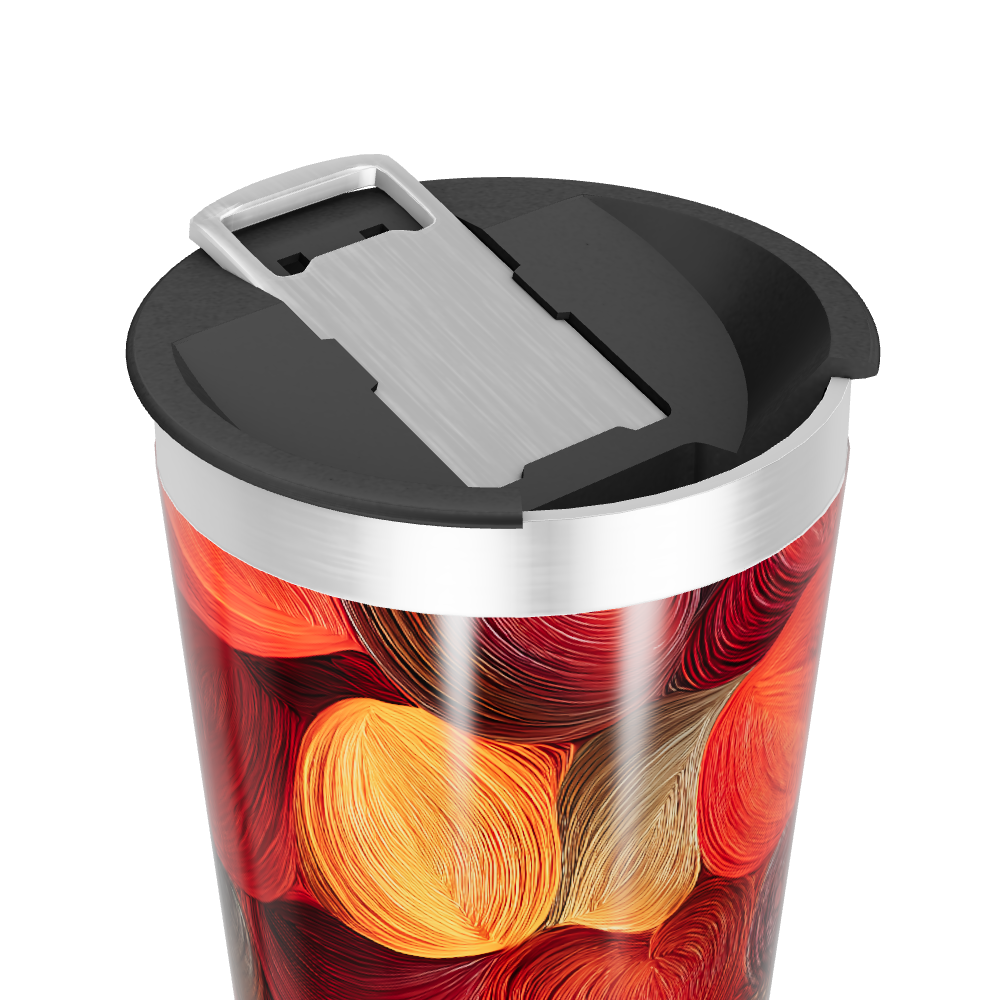 Copo Térmico - Estampa Colorida Fibra